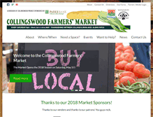 Tablet Screenshot of collingswoodmarket.com